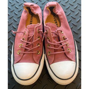 Converse Shoes Womens 7 All Star Shoreline Sneakers 558593F Pink Slip Ons NWOB